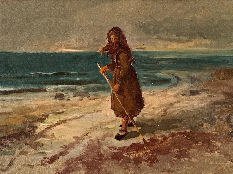 1841-Karl Lorenz Rettich - Atmosfera serale nella penisola di Darß (1894)